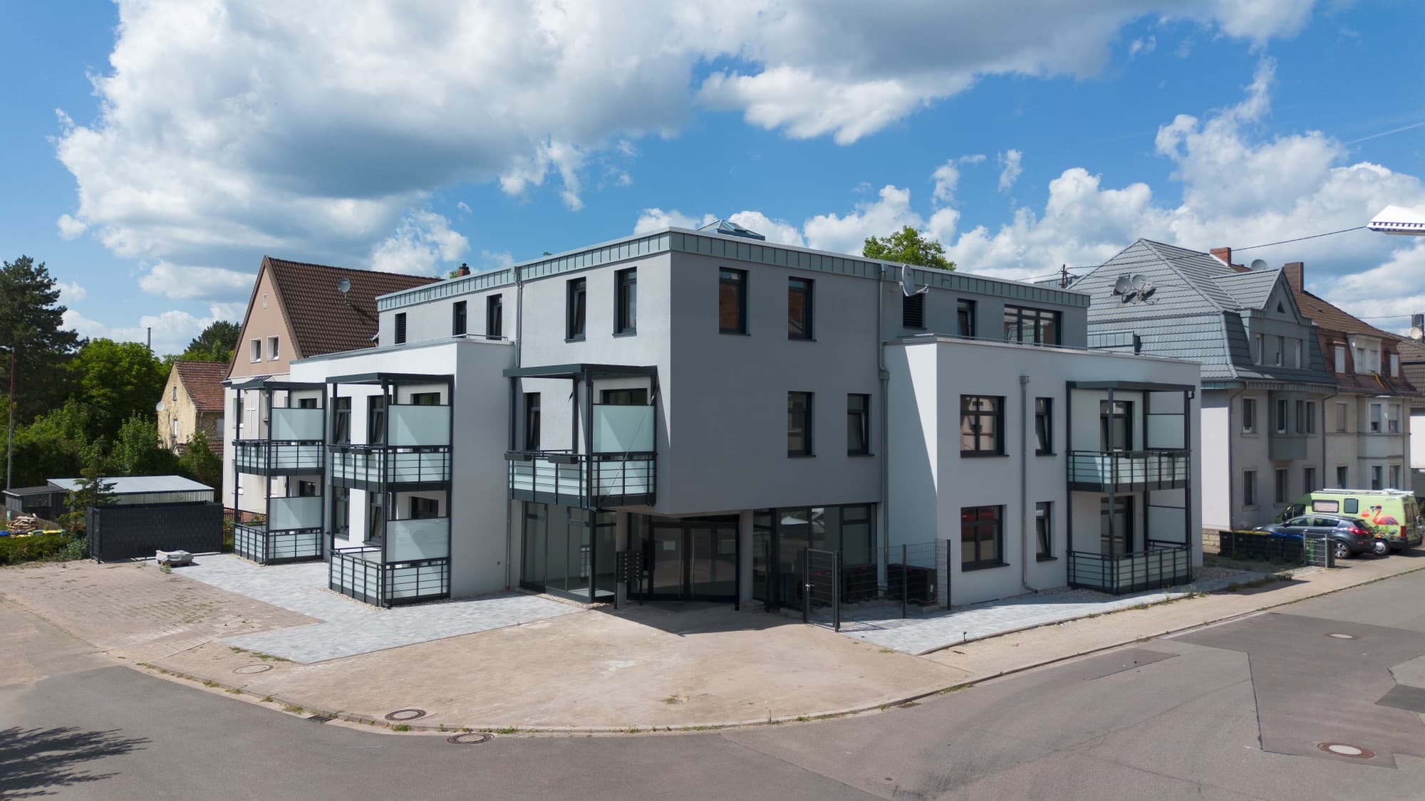 Luftbild des Projekts Quartier Halberg Guss in Saarbrücken-Brebach