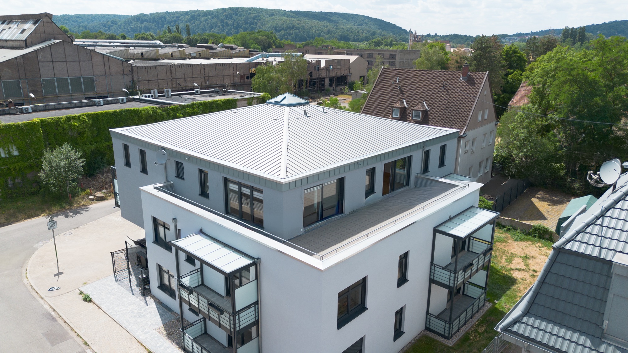 Luftbild des Projekts Quartier Halberg Guss in Saarbrücken-Brebach