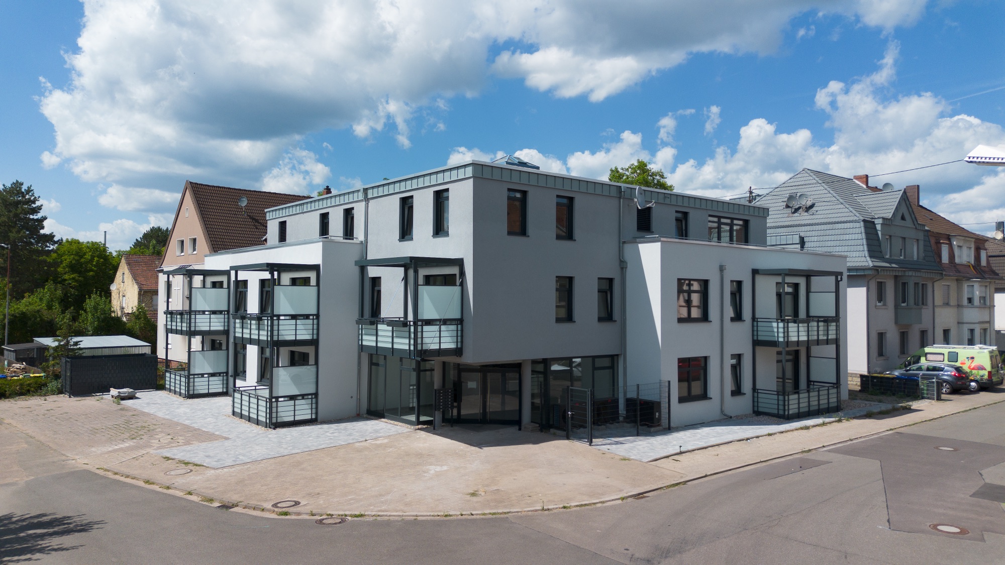 Luftbild des Projekts Quartier Halberg Guss in Saarbrücken-Brebach